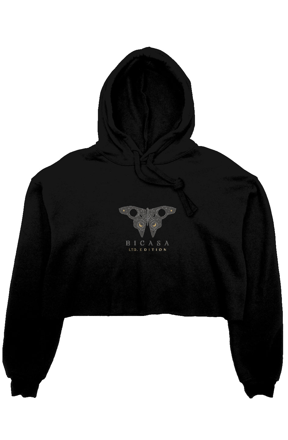 Bicasa Crop Fleece Hoodie