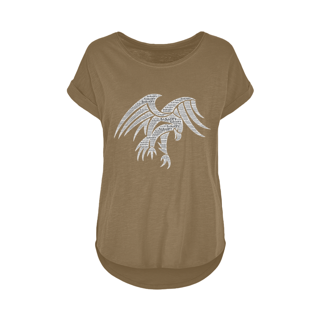 Wings of Sagacity Women's Long Slub T-Shirt XS-5XL