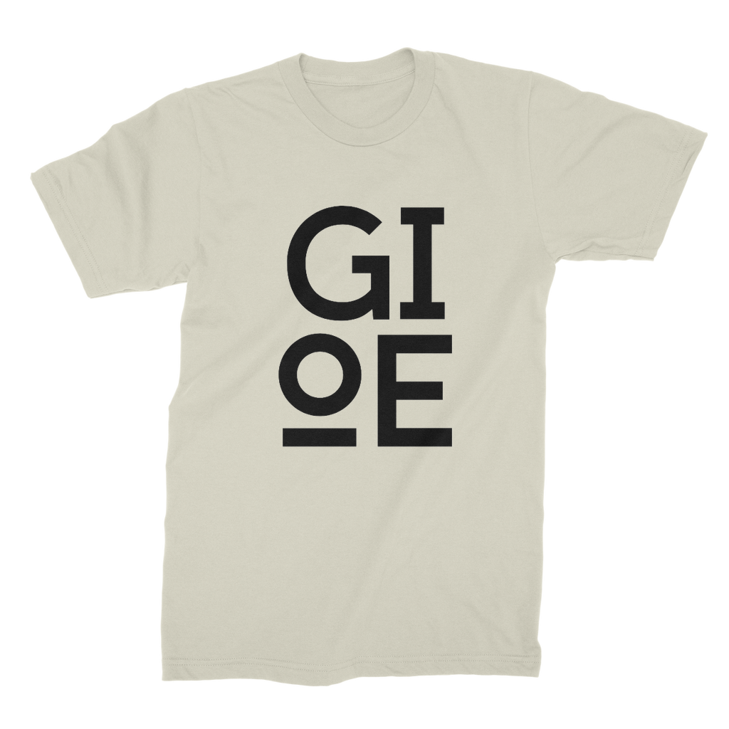 GIOE LOGO Premium Jersey Adult T-Shirt