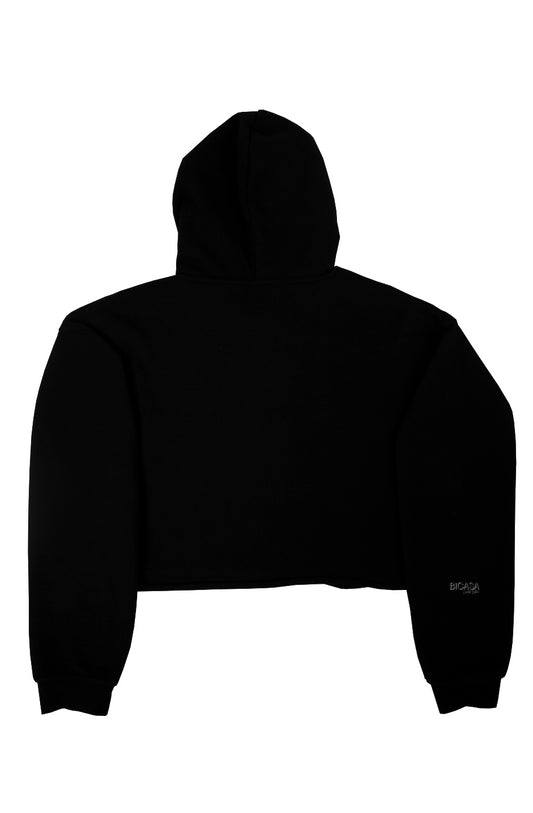 Bicasa Crop Fleece Hoodie