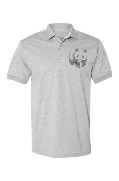 Sagacity Embroidered Panda Dryblend Jersey Polo