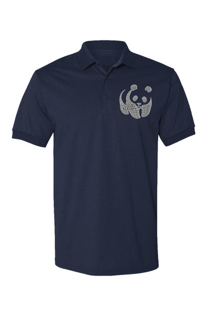 Sagacity Embroidered Panda Dryblend Jersey Polo