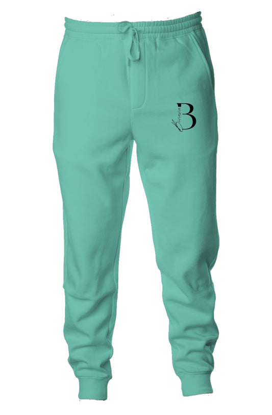 BICASA Embroidered Logo Midweight Fleece Joggers