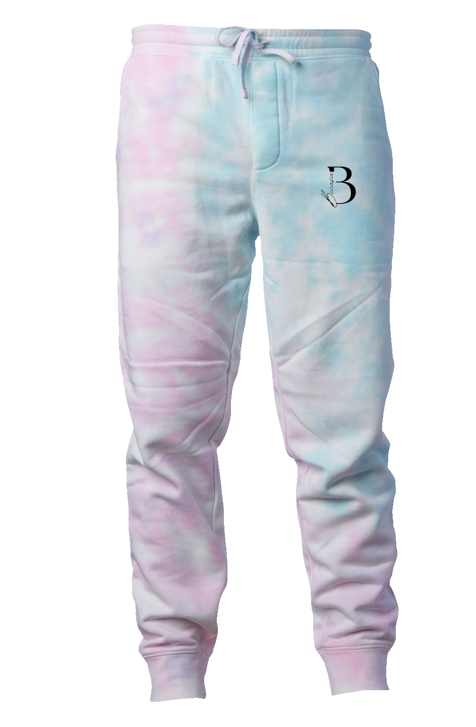 BICASA Embroidered Logo Cotton Candy Tie Dye Pants