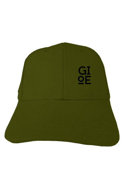 GIOE LOGO & SHIELD Embroidered Hemp Baseball Cap