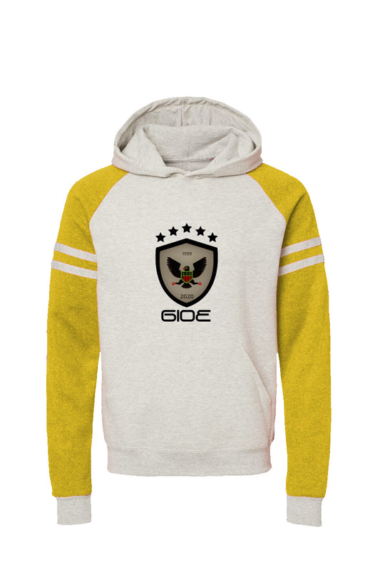 GIOE Varsity Colorblocked Raglan Hoodie