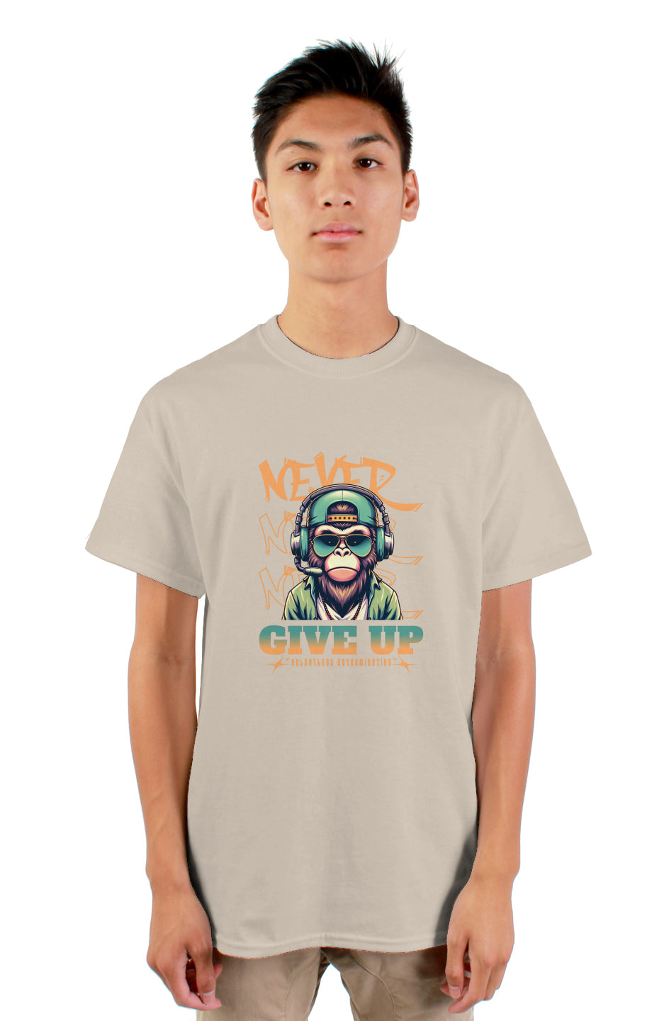 GIOE Never Give Up Tee