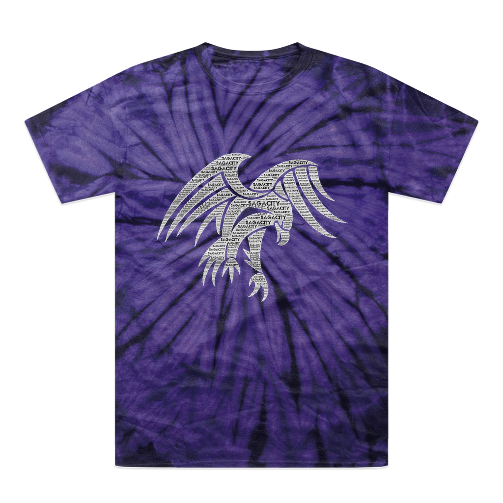 Wings of Sagacity Tonal Spider Tie-Dye T-Shirt